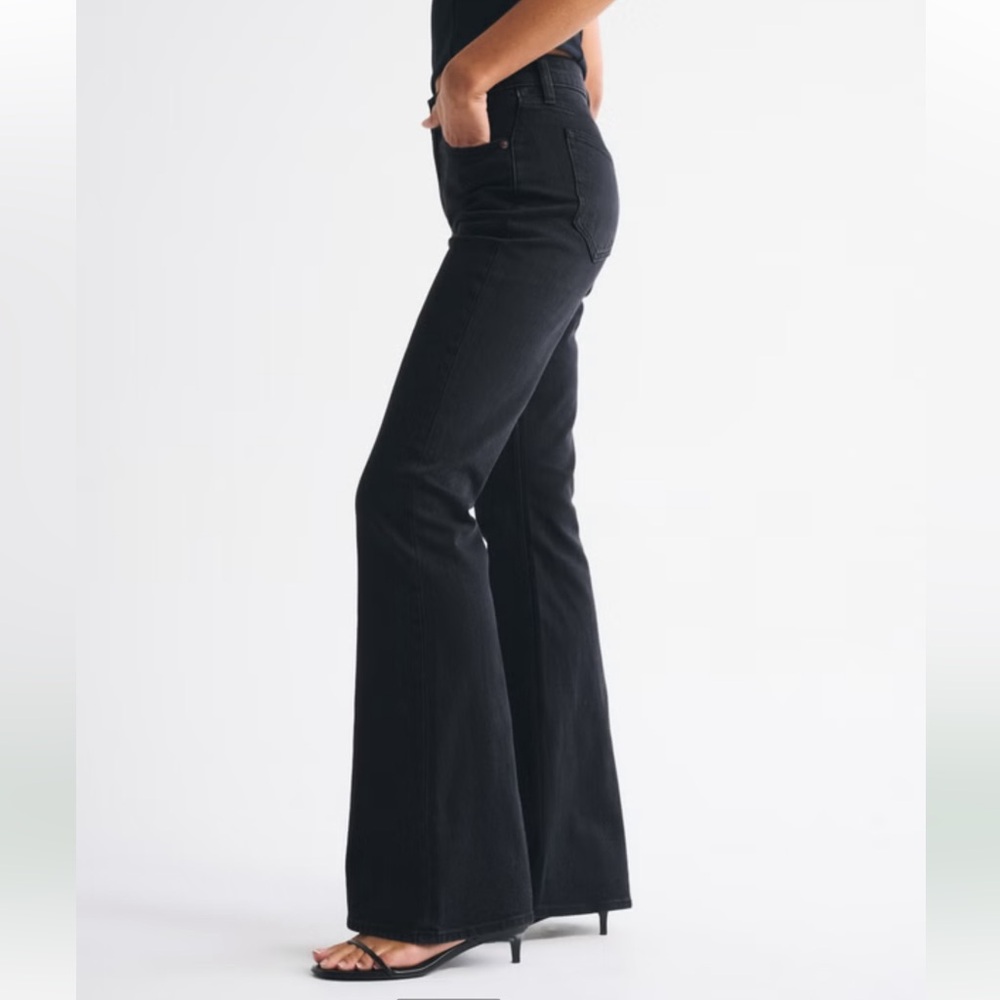High rise flare jeans